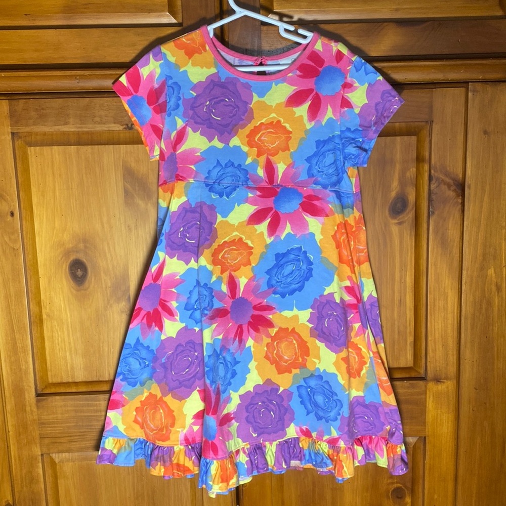 Hanna Andersson Girls Colorful Floral Sundress